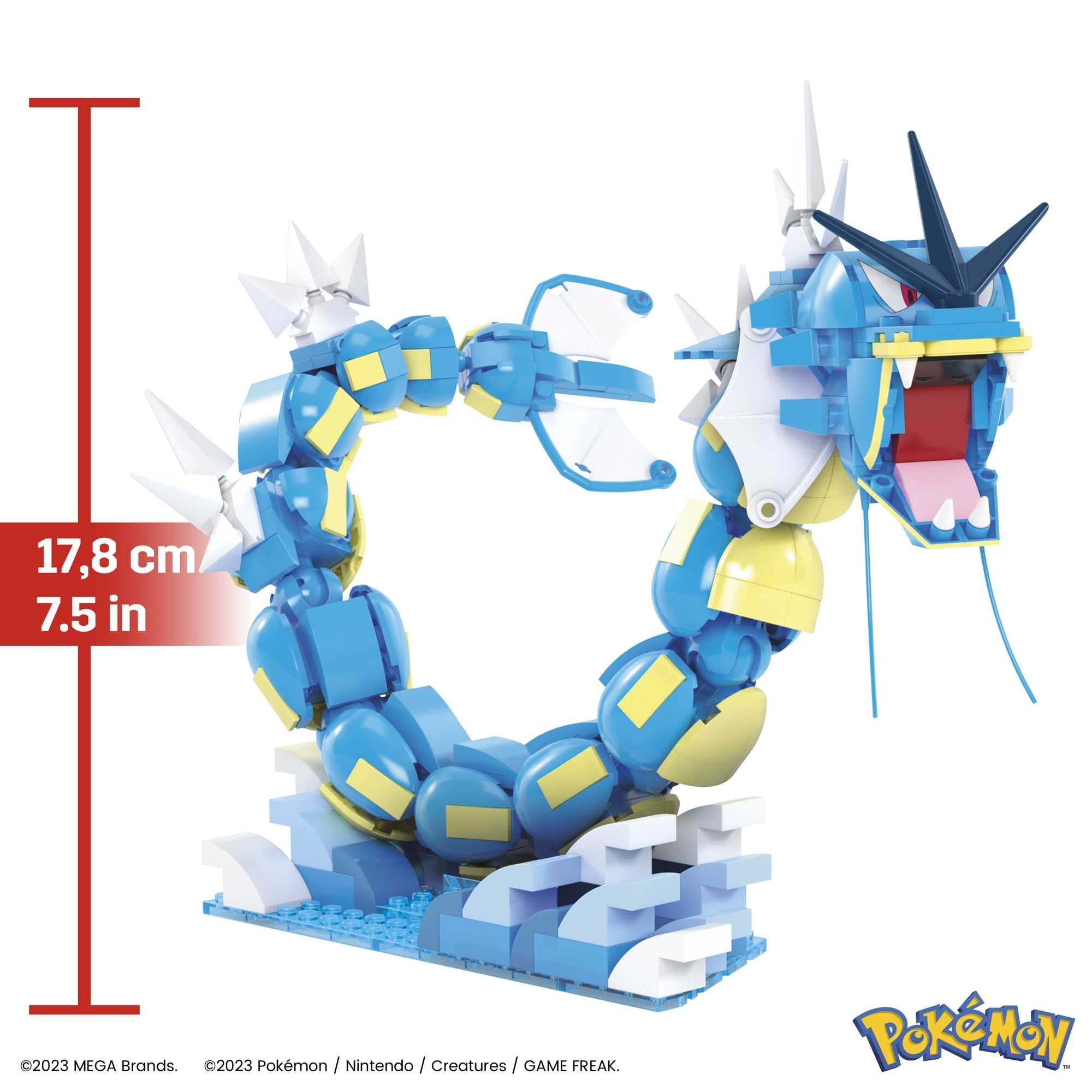 Mattel Mega Pokémon Magikarp Evolution Set Juguete De Construcción 411 Piezas