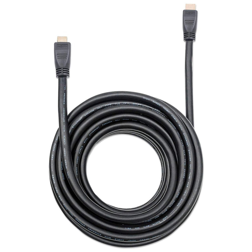 Manhattan Cable Hdmi Con Ethernet, Macho A Macho Hec, Arc, 3d, 4k, 10m
