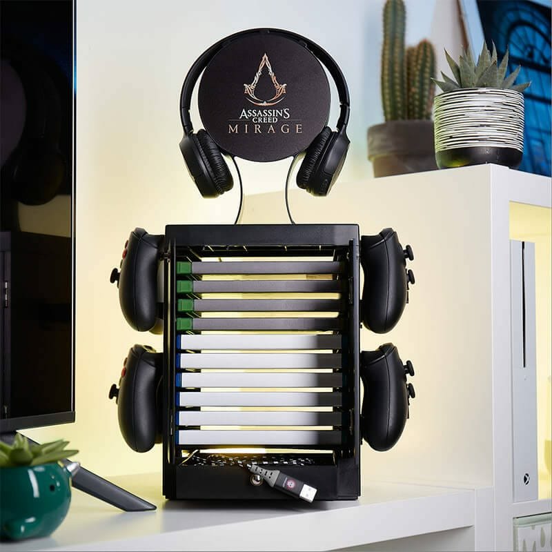 Soporte Para Accesorios De Taquilla Para Juegos Numskull - Assassin'S Creed