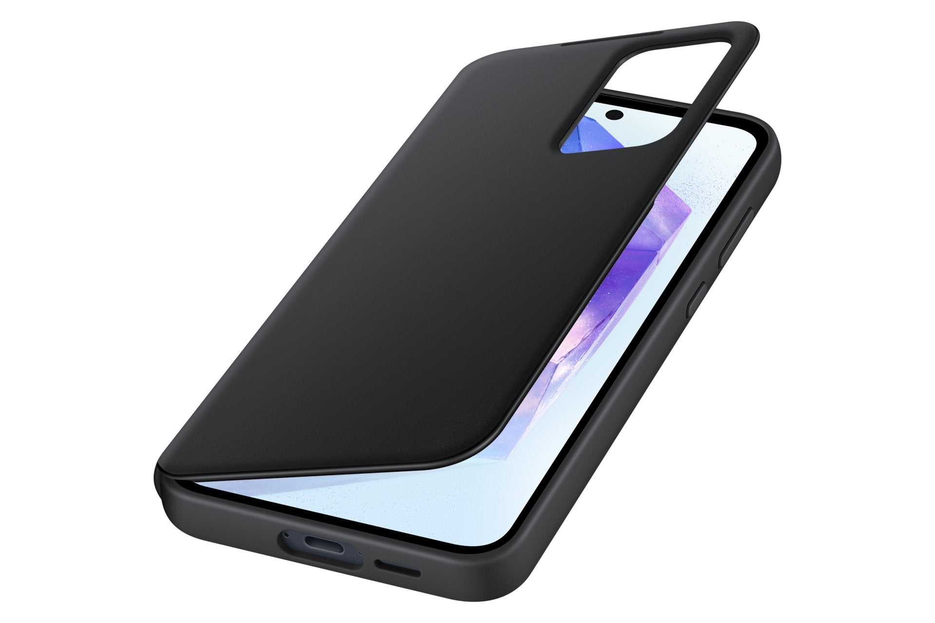 EAN 8806095546599 - Samsung EF-ZA556 funda para teléfono móvil 16,8 cm (6.6") Funda cartera Negro imagen 4