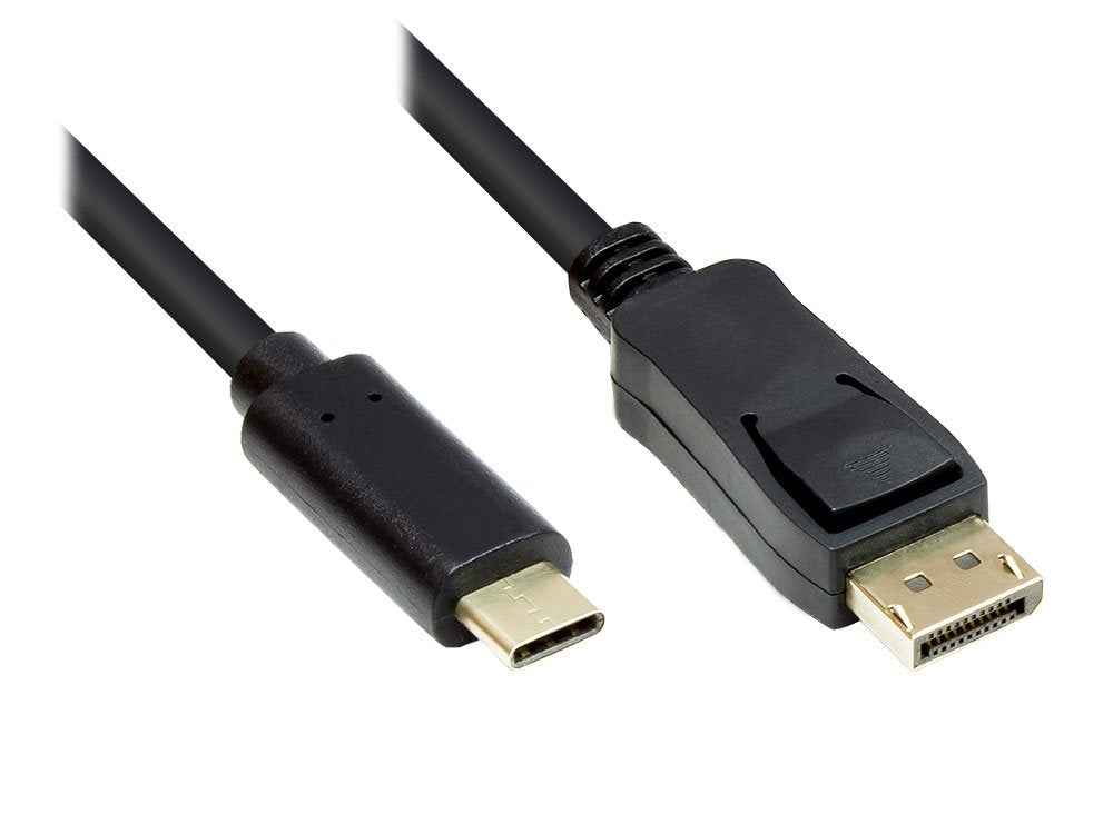 Good Connections Adaptercable Usb-C An Dp1.2 Schwarz 3m