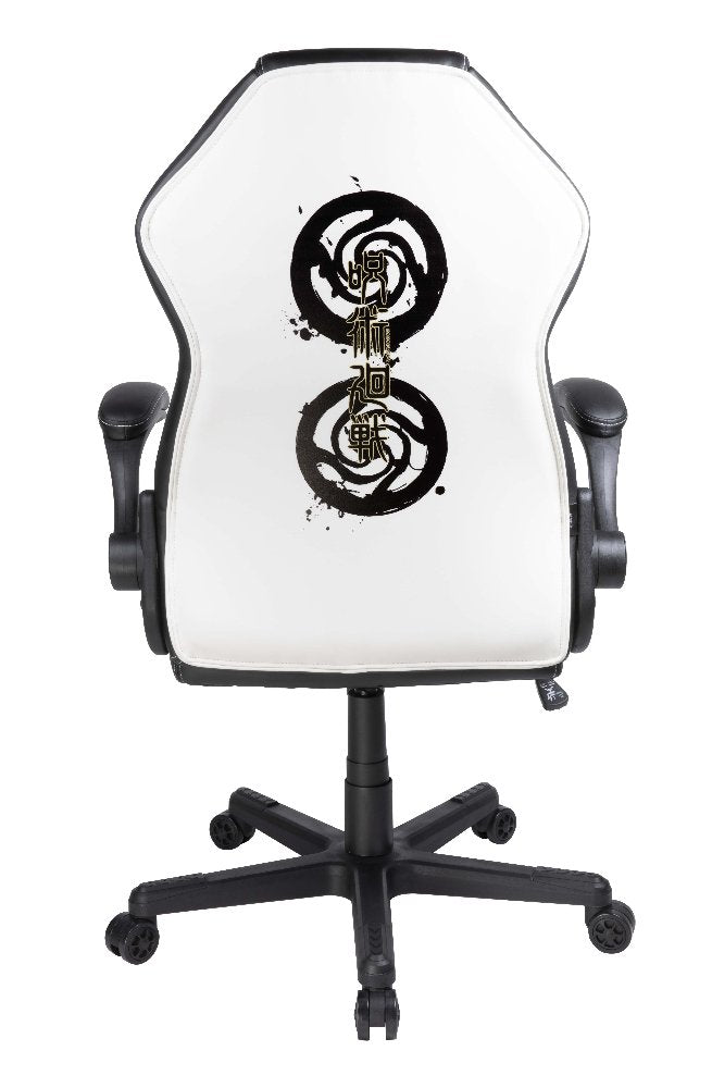 Silla Gamer Konix Jujutsu Kaisen Gran Comodidad Y Ergonomia Clase 4 / 100 Mm Color Blanco Y Negro