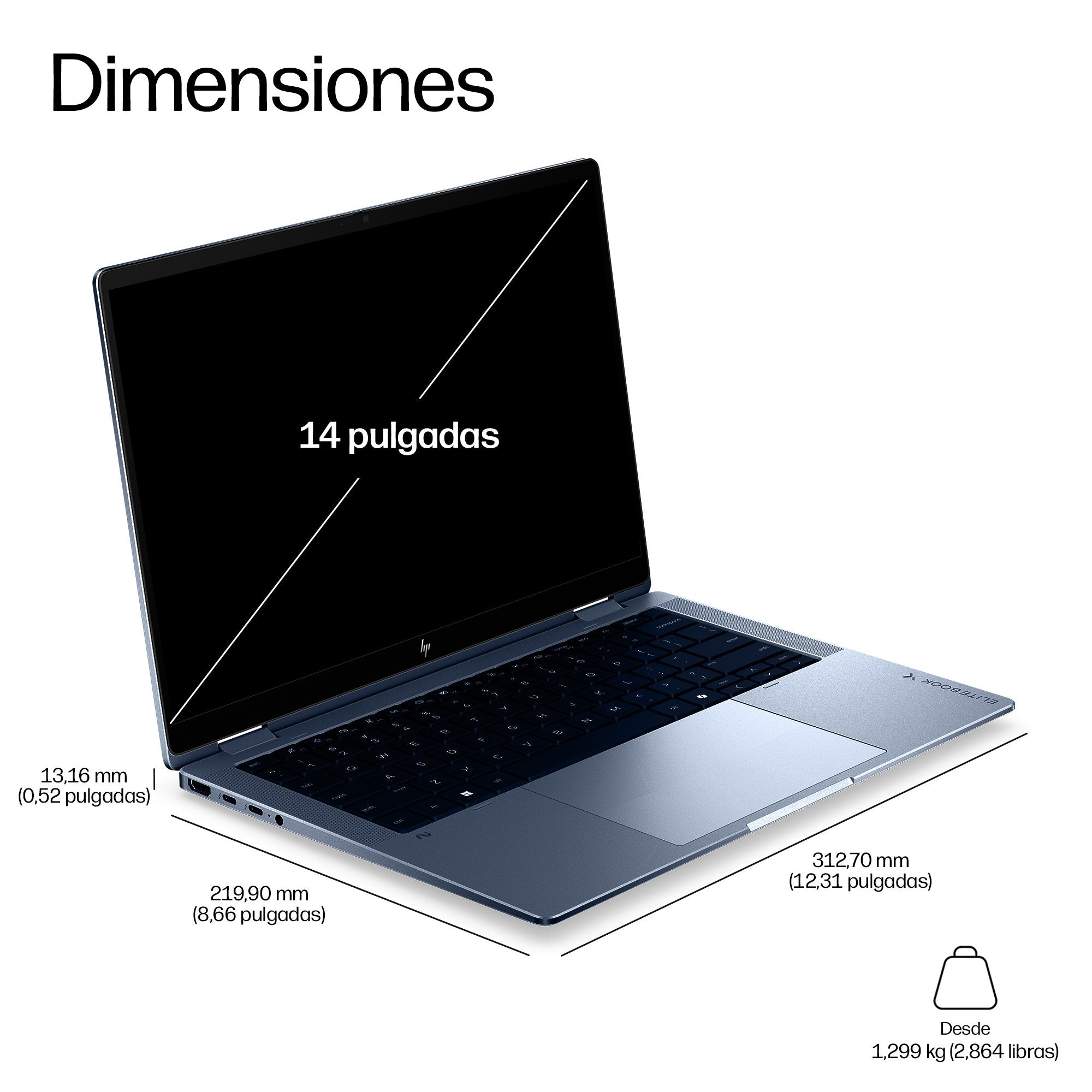 EAN 0199896740838 - HP EliteBook X Flip G2i 14 inch Notebook Next Gen AI PC Wolf Pro Security Edition Copilot+ PC Intel Core imagen 5