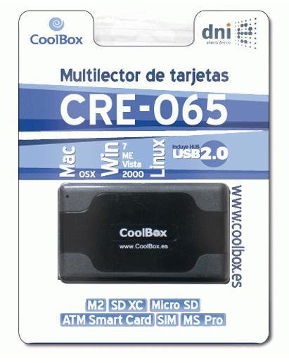 EAN 8437013799287 - CoolBox CRE-065 lector de tarjeta USB 2.0 Negro imagen 4