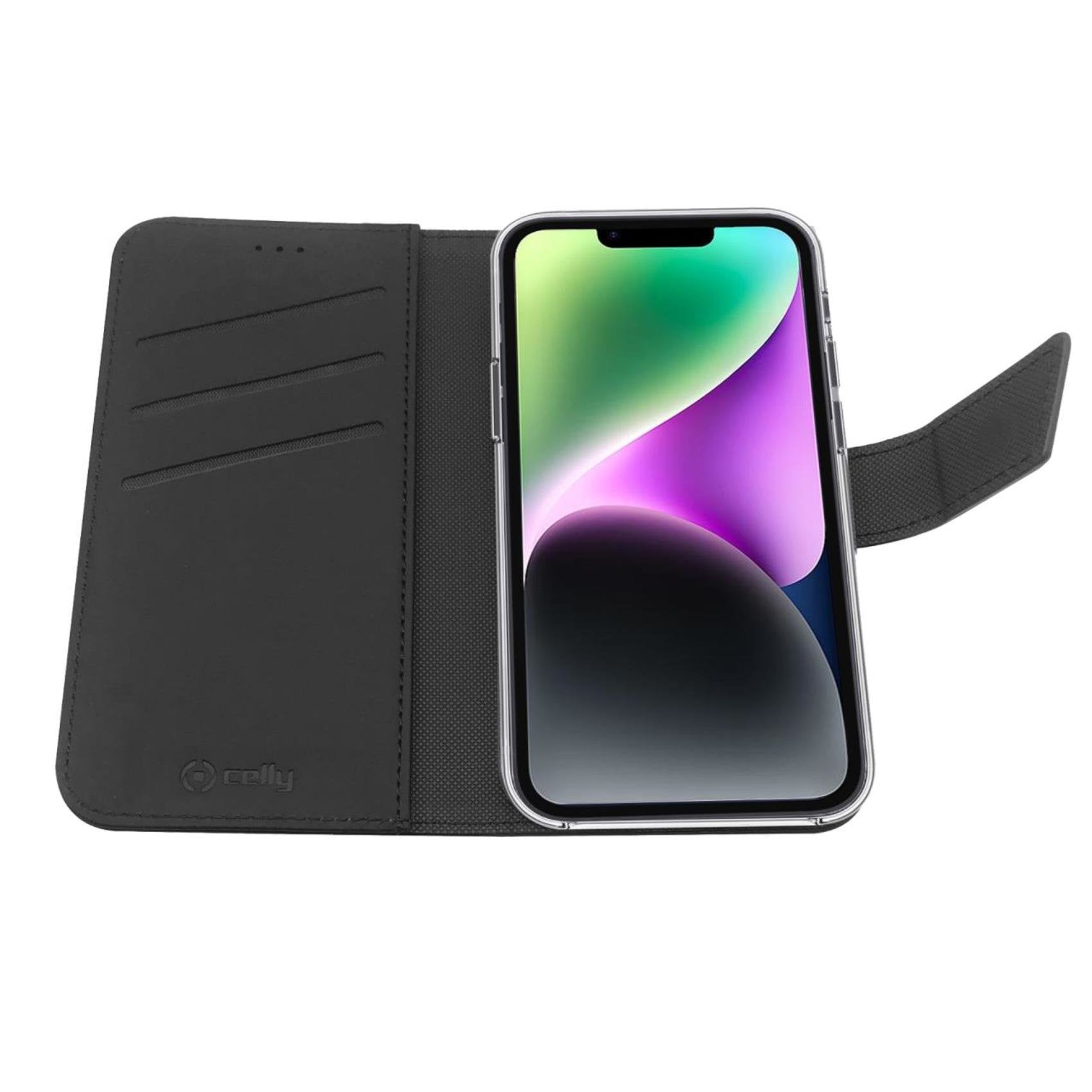 EAN 8021735196792 - Celly Wally funda para teléfono móvil 15,5 cm (6.1") Funda cartera Negro imagen 3