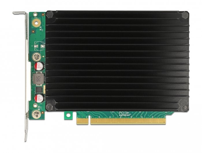 Tarjeta Delock Pci Express X16 A 4 X Nvme M.2 Key M Interno Con Disipador De Calor