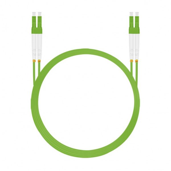 Helos Lwl Cable Fibra Lc/Lc Duplex 50/125 M Om5 Verde 3,0m