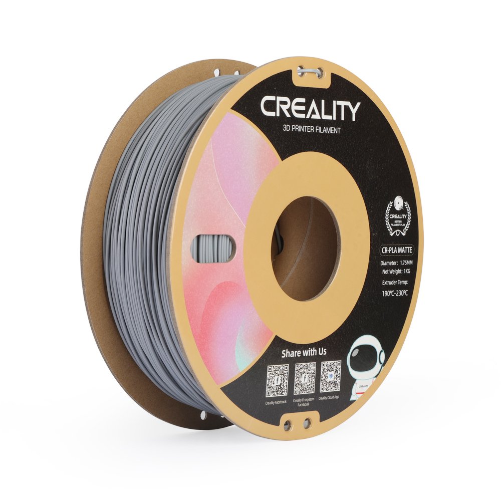 Pla 1,75mm Matte Gris 1kg