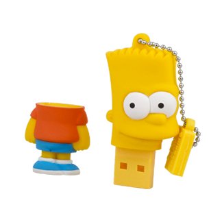 Pendrive Tribe Silver Ht 8gb The Simpsons Bart