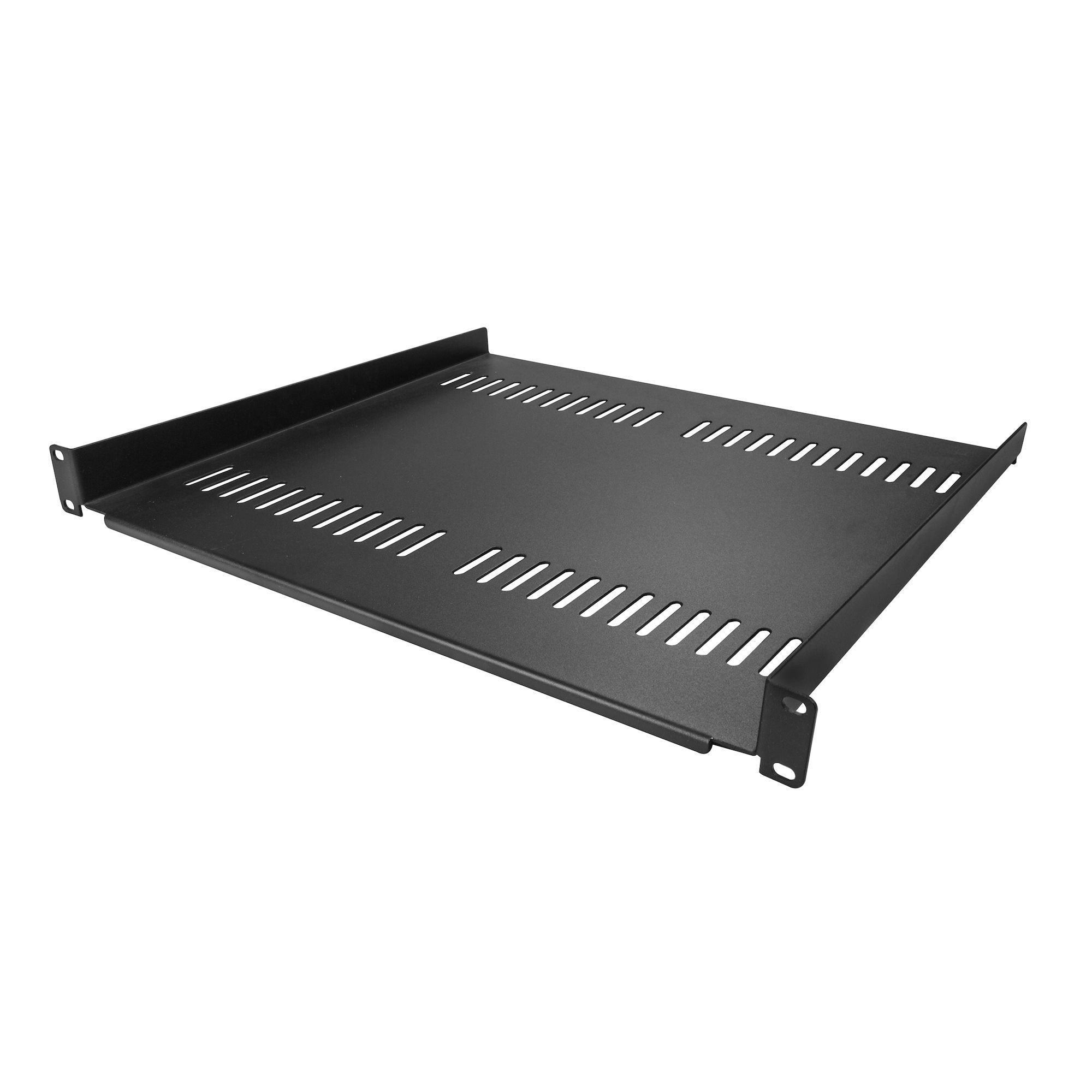 Startech Paquete De 2 - Bandejas 1u Ventiladas Para Rack De 19 Pulgadas - Capacidad 20kg - 40cm/16" De Profundidad