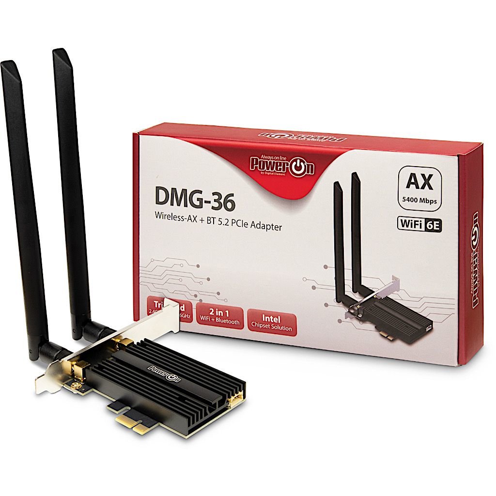 EAN 4260455647755 - Inter-Tech DMG-36 Interno WLAN / Bluetooth 5400 Mbit/s imagen 1