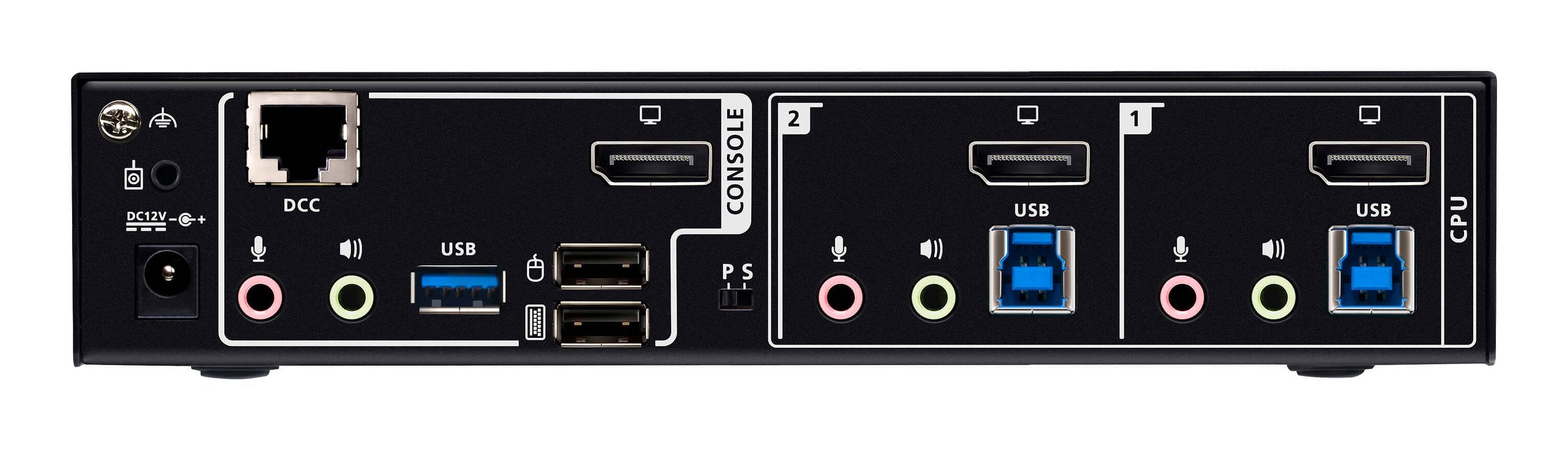 EAN 4711581520721 - ATEN CS1922A-AT-G interruptor KVM Negro imagen 3