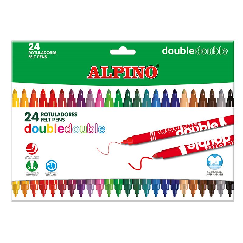 EAN 8413240609346 - Alpino AR002058 rotulador Fino Multicolor 24 pieza(s) imagen 1