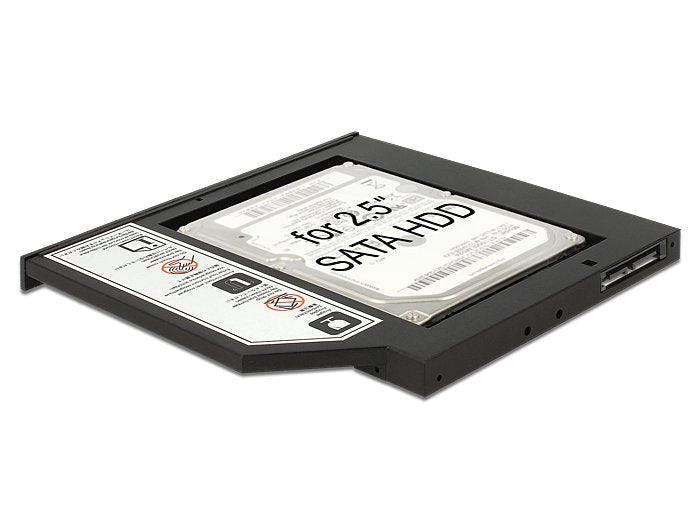 Marco De Montaje Delock 5.25" Slim Para 2.5 Sata Hdd 9.5mm