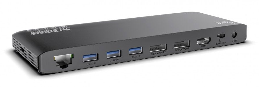 EAN 0888225023734 - Urban Factory TCD49UF base para portátil y replicador de puertos USB Tipo C Negro imagen 2