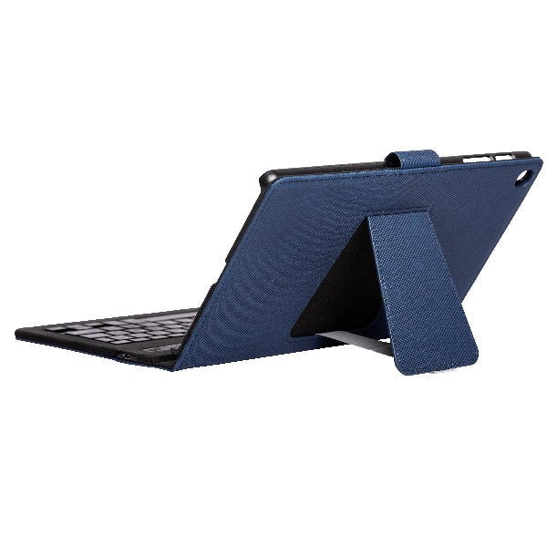 Silverht Funda Azul Con Teclado Bluetooth Para Samsung Tab A 2019 10.1"