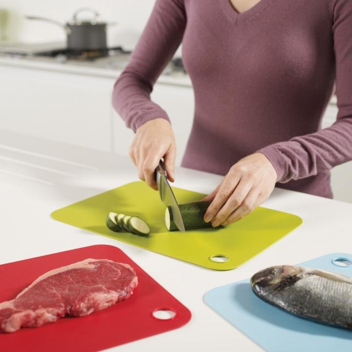 EAN 5028420921045 - Joseph Joseph Pop tabla de cocina para cortar Azul, Verde, Rojo imagen 5