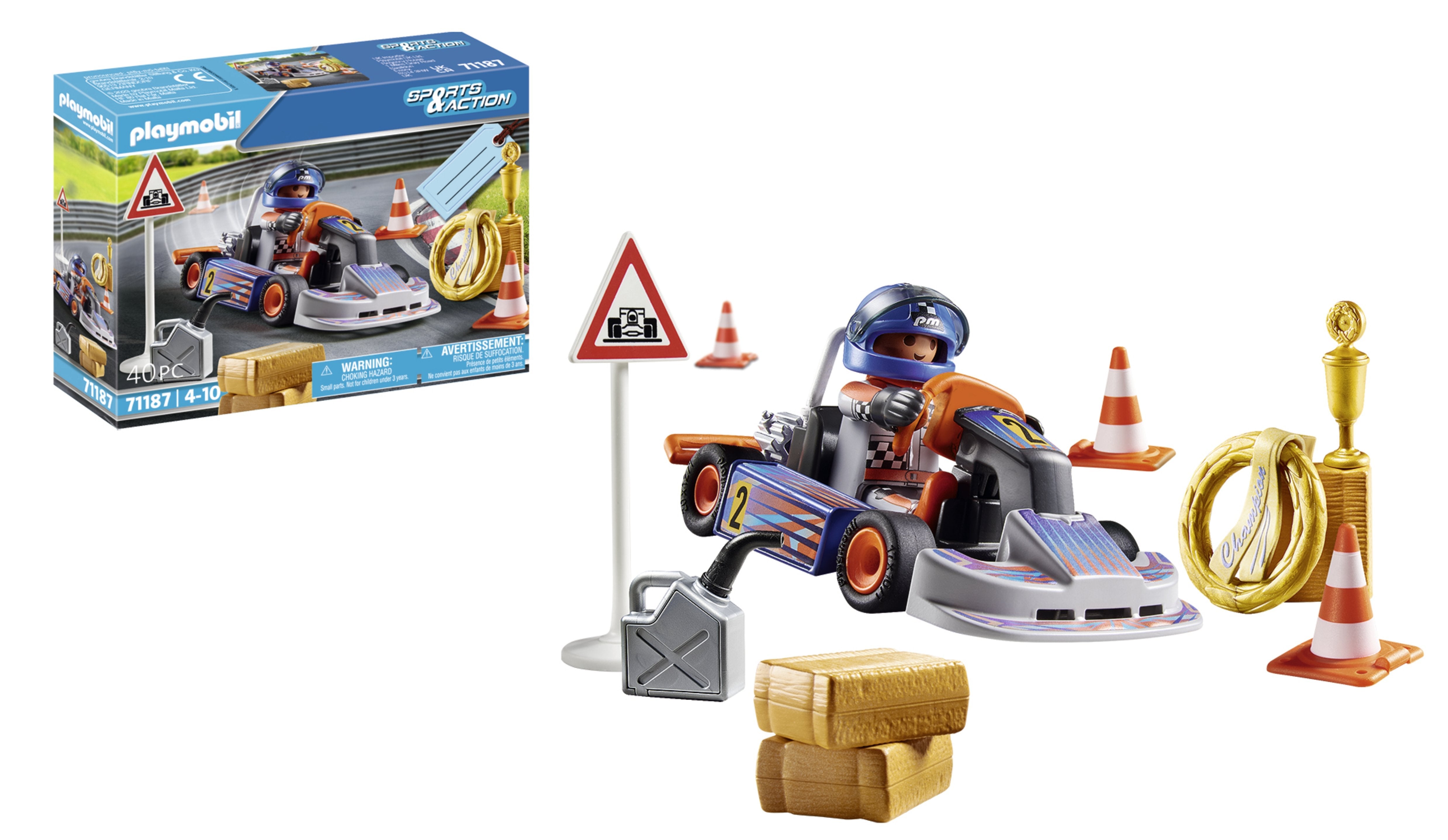 Playmobil 71187 Sports & Action Kart De Carreras