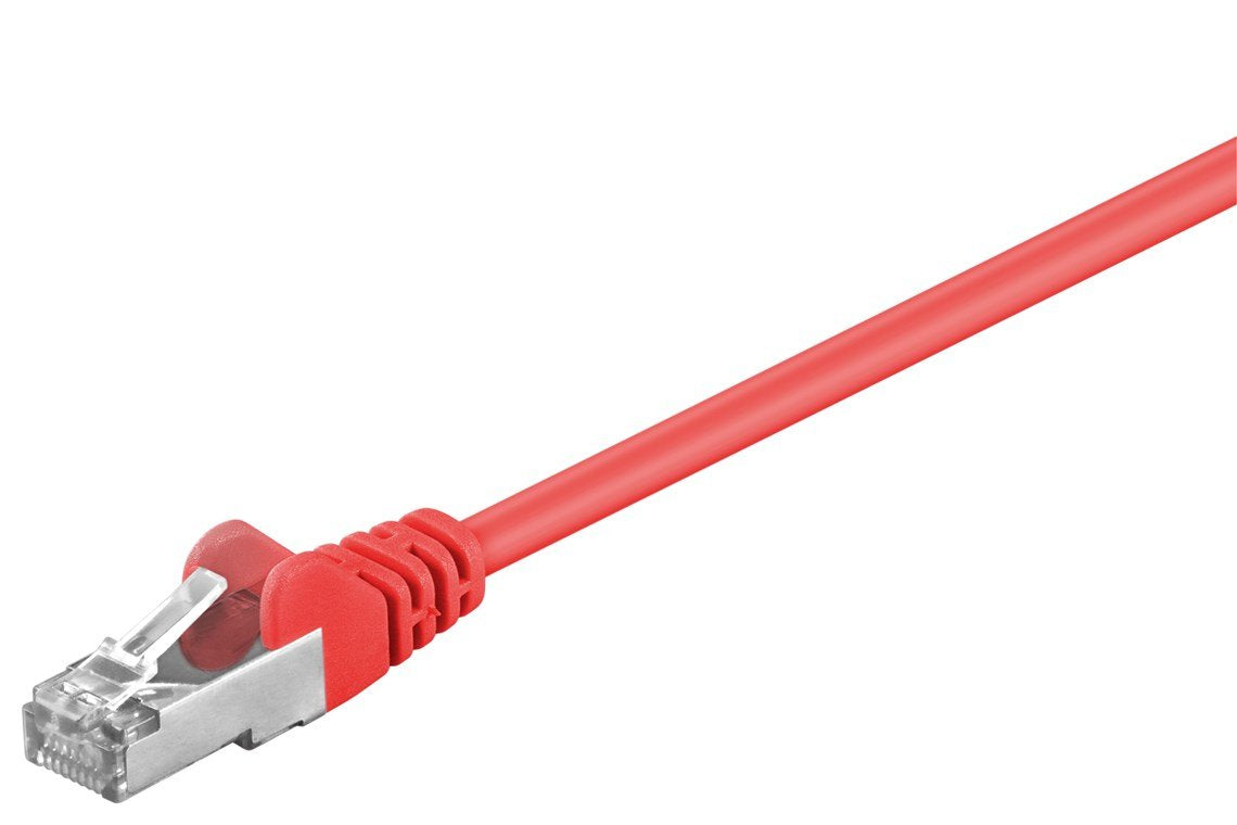 EAN 4040849680328 - Goobay 68032 cable de red Rojo 1 m Cat5e SF/UTP (S-FTP) imagen 1