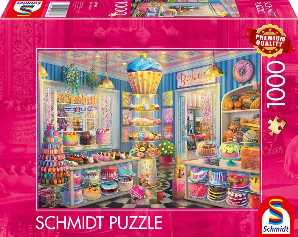 Schmidt Games Colorida Panadería, Rompecabezas 1000 Partes 59785