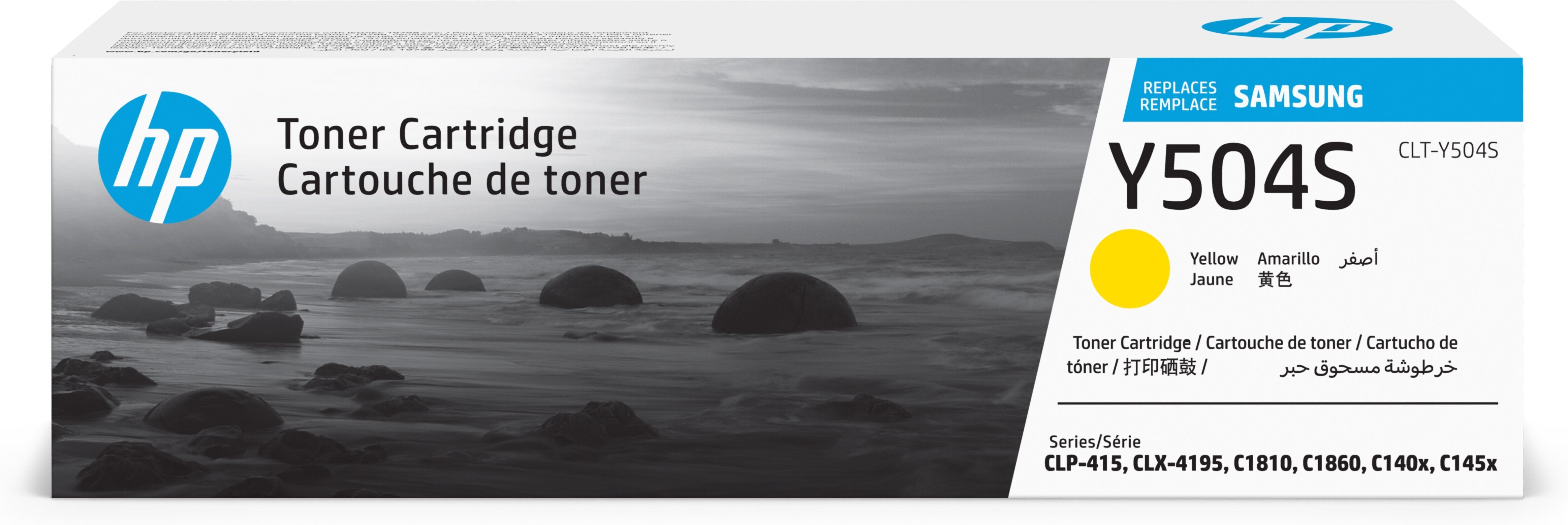 EAN 0191628444977 - Samsung CLT-Y504S Yellow Original Toner Cartridge cartucho de tóner 1 pieza(s) imagen 1