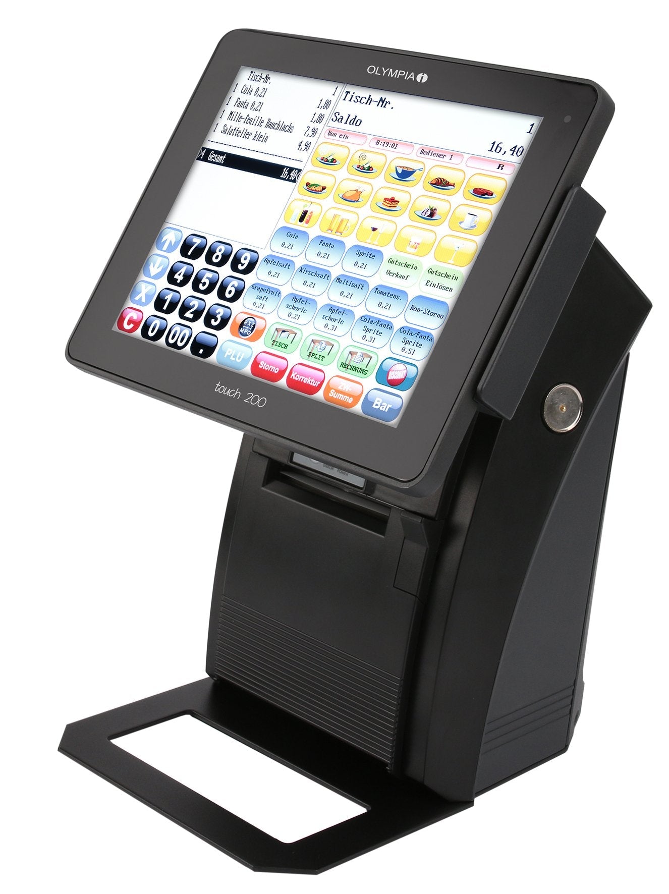 Olympia Touch 200 Tse Todo-En-Uno 24,6 Cm (9.7") Pantalla Táctil Negro