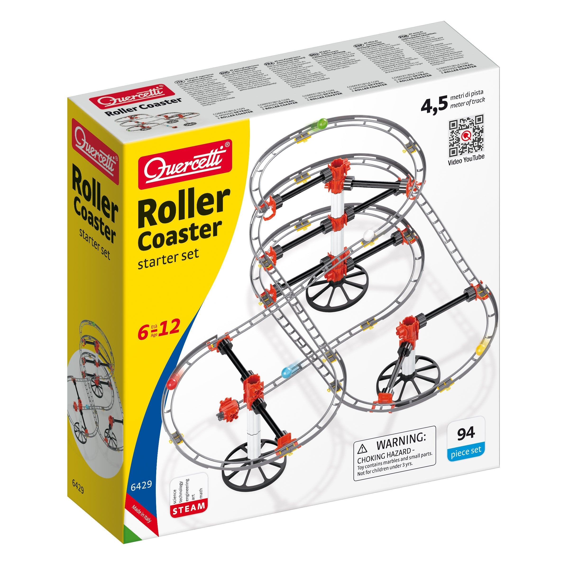 Quercetti Roller Coaster Starter Set