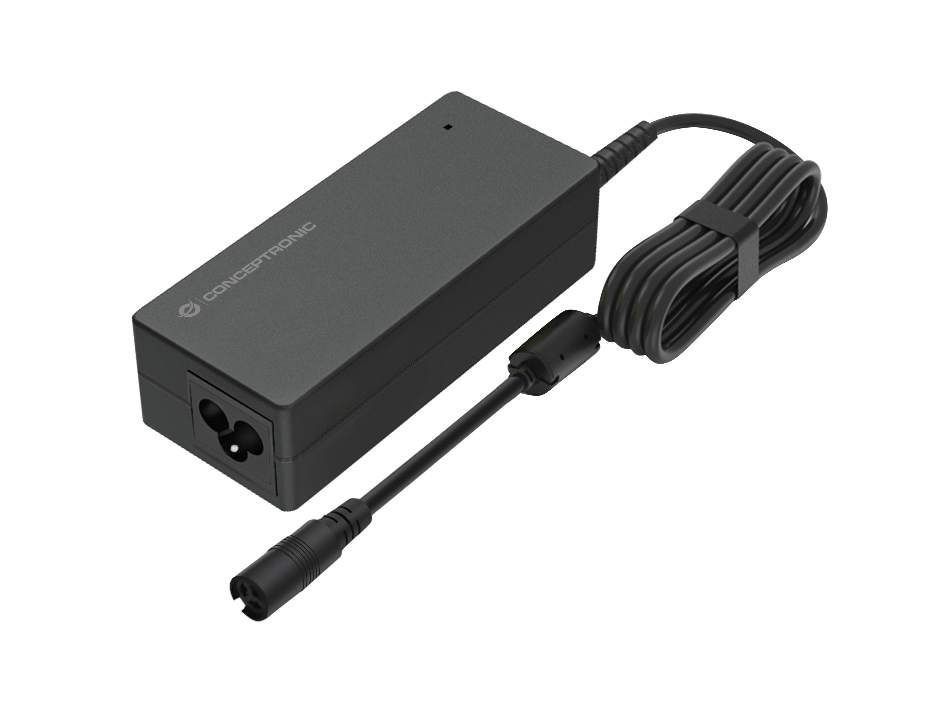EAN 4015867242544 - Conceptronic OZUL08B15 adaptador e inversor de corriente Interior 90 W Negro imagen 2