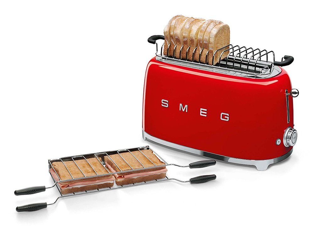 EAN 8017709190750 - Smeg TSF02RDEU tostadora 6 4 rebanada(s) 1500 W Rojo imagen 5