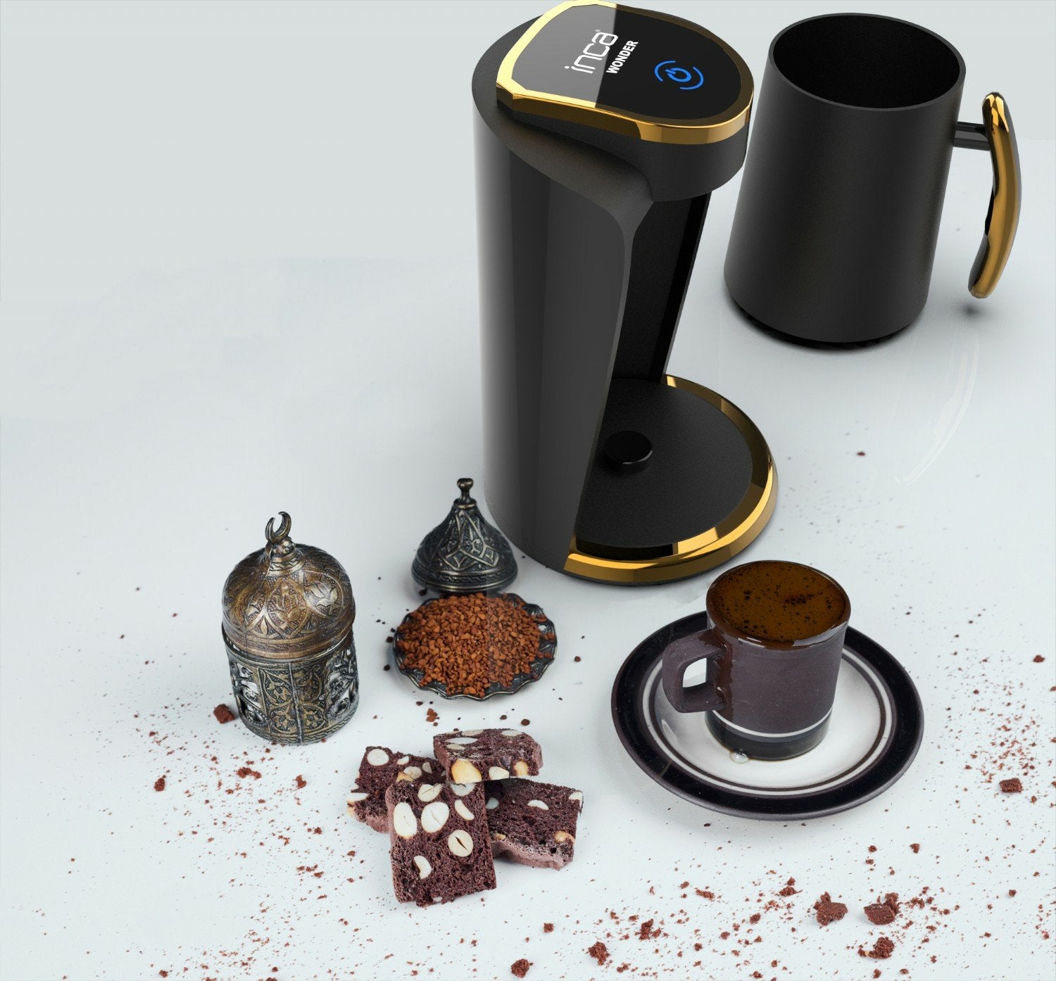EAN 8681949014604 - Inca IKM-01 cafetera eléctrica Totalmente automática Cafetera turca 0,25 L imagen 5