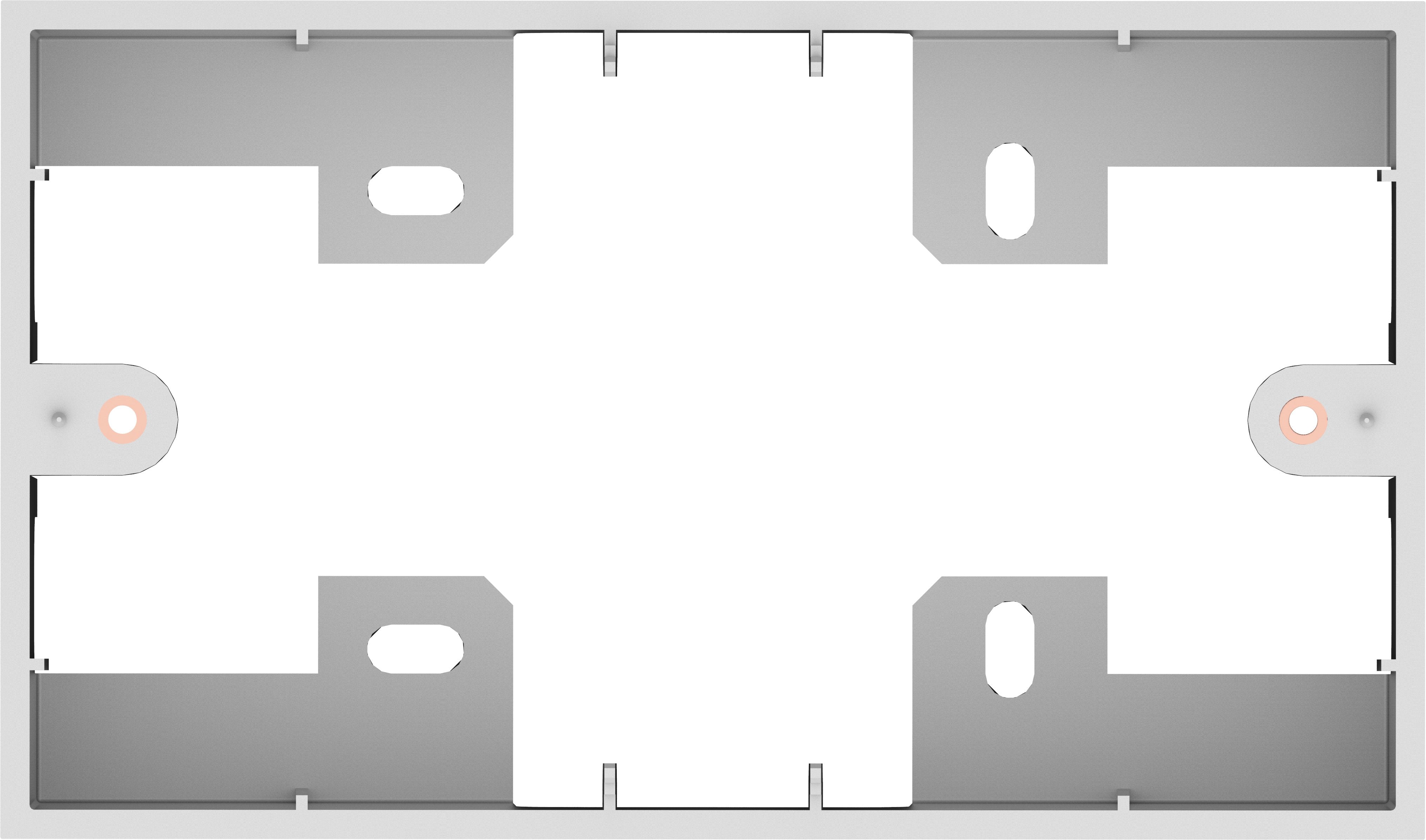 Vision Tc3 Backbox2g Caja Electrica Blanco