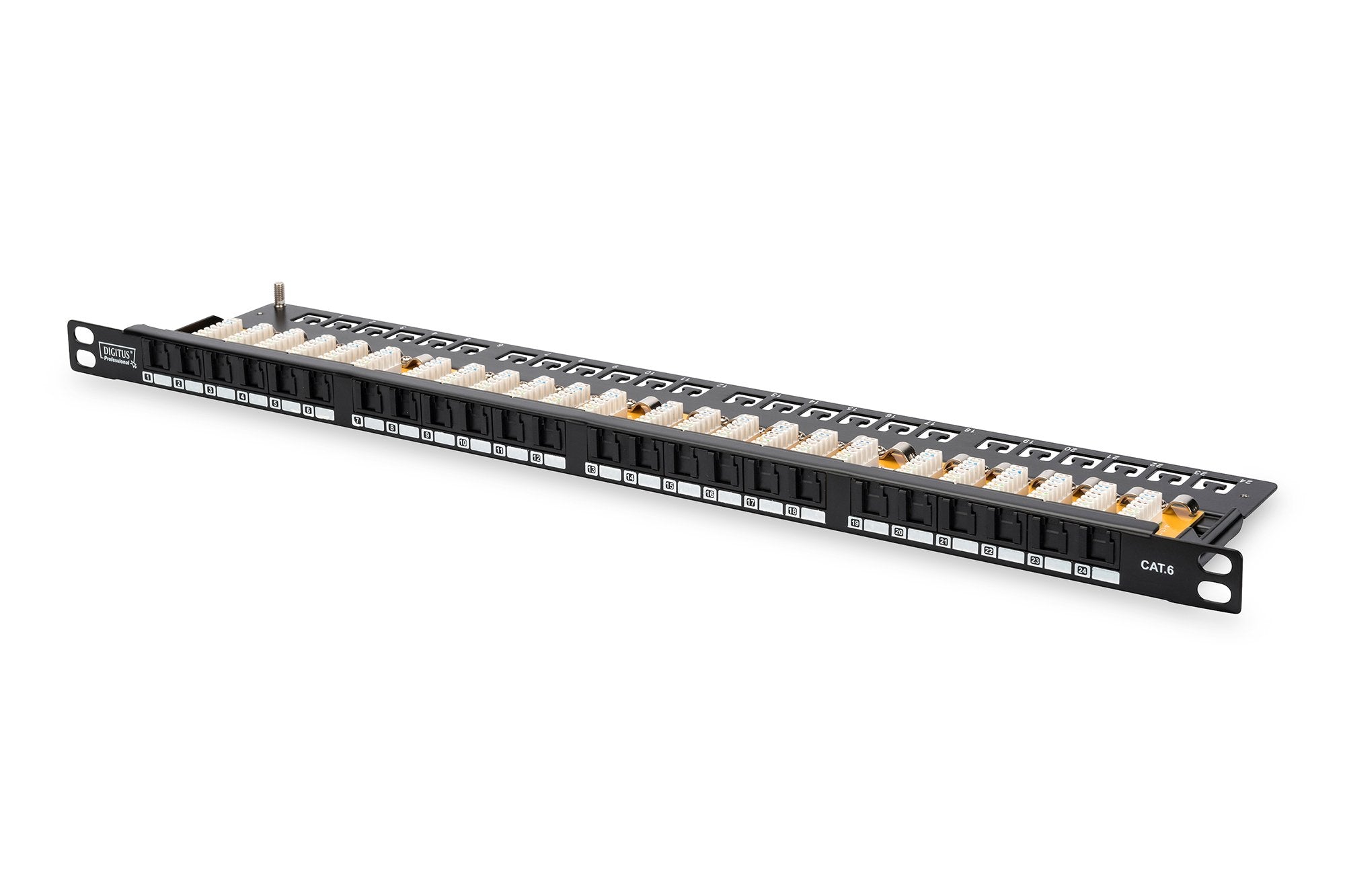Red Panel 24p Cat6 Utp Lsa Dgt 0,5u C/Soporte