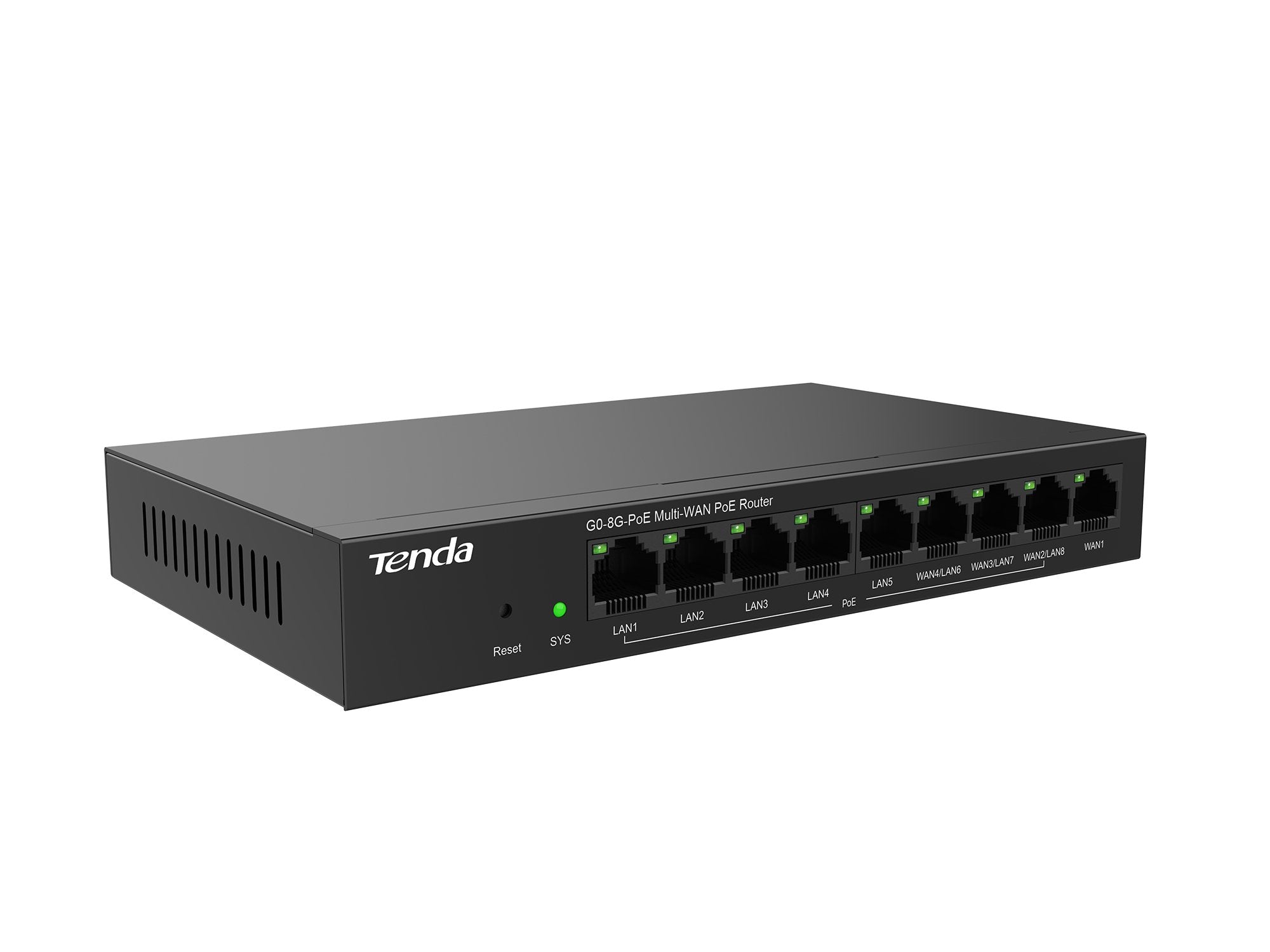 EAN 6932849426489 - Tenda G0-8G-PoE router Gigabit Ethernet Negro imagen 3