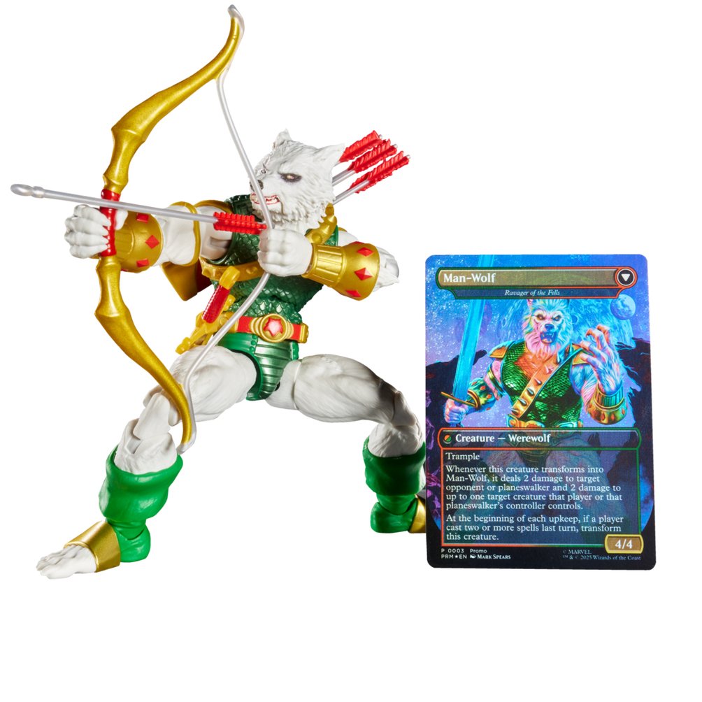 EAN 5010996323316 - Marvel Legends Series Magic: The Gathering Man-Wolf imagen 1