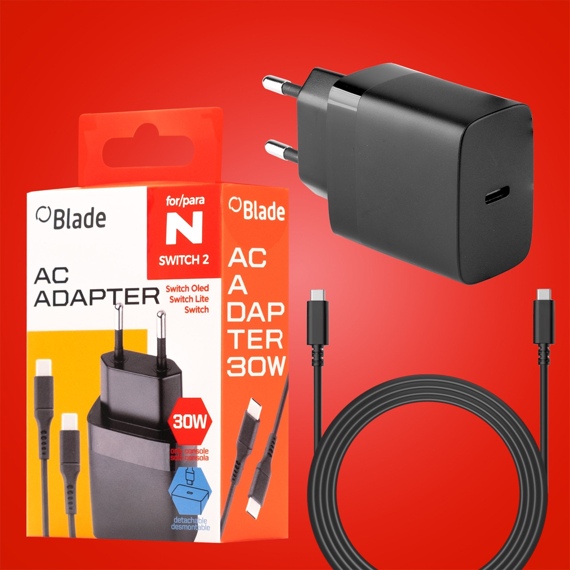 Adaptador Corriente Fr-Tec Nintendo Switch 2