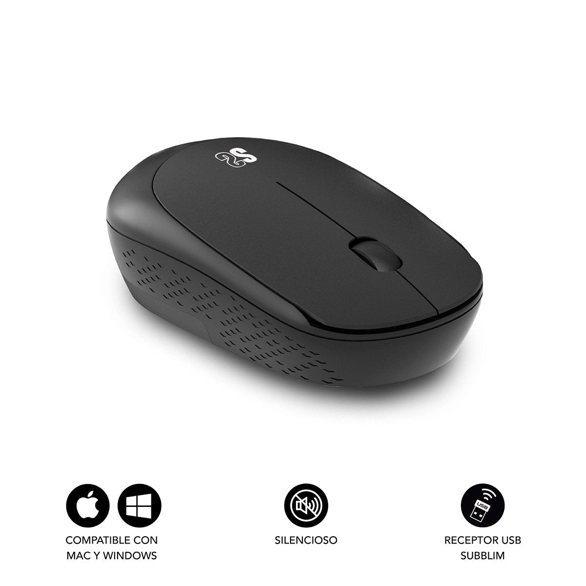 EAN 8436586742409 - SUBBLIM SUBMO-B2SW010 ratón Oficina Ambidextro RF inalámbrico Óptico imagen 2