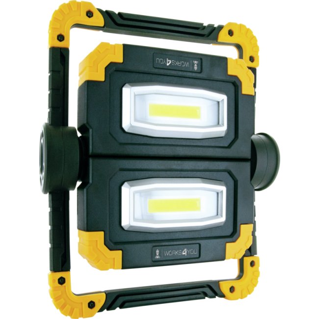 Schwaiger Foco Led Multifuncional 2x500lm Negro Gel