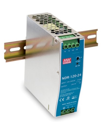 EAN 4021087026017 - MEAN WELL NDR-120-48 unidad de fuente de alimentación 120 W Metálico imagen 1