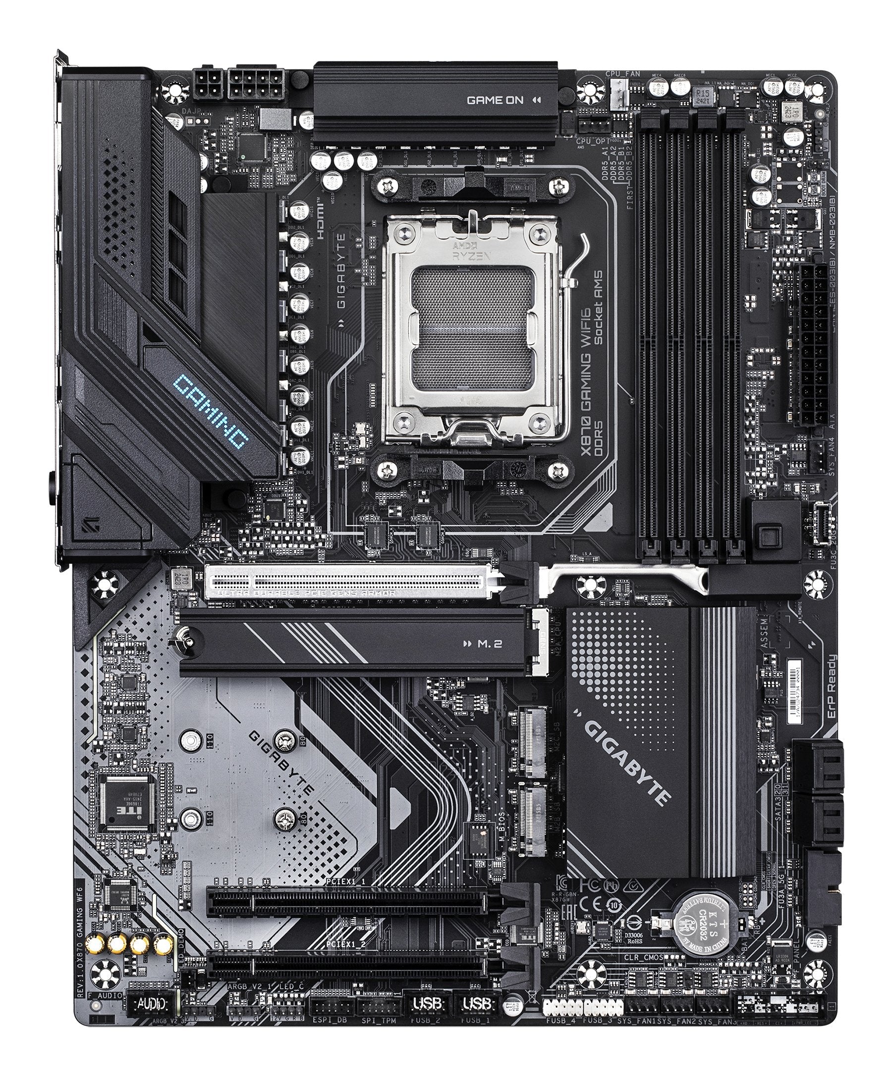 EAN 4719331865399 - GIGABYTE X870 GAMING WIFI6 AMD X870 Zócalo AM5 ATX imagen 2