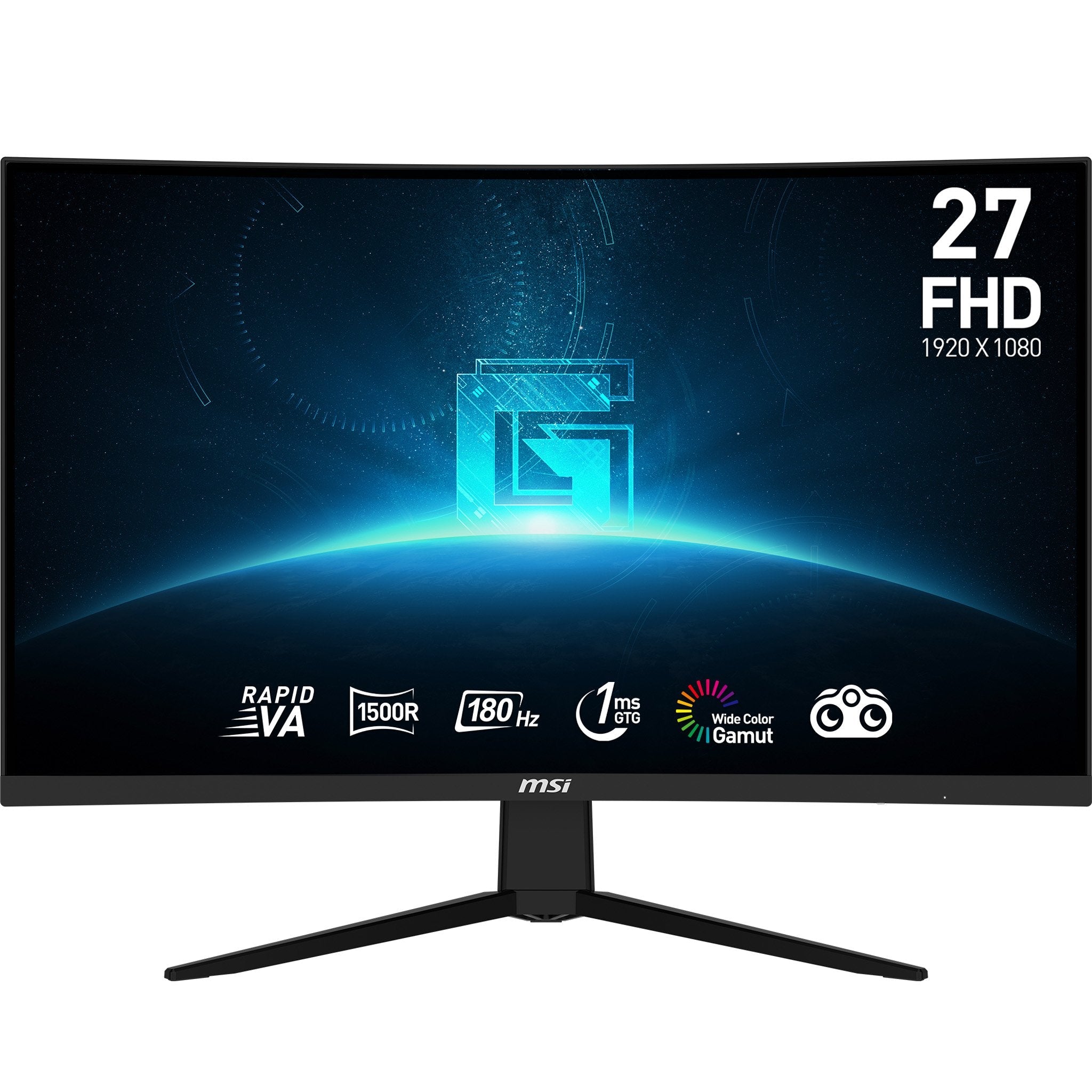 Monitor Msi G27c3f (27") 1920 X 1080 Pixeles Full Hd Lcd Negro