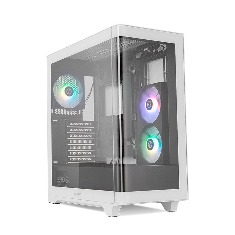 EAN 8436587976094 - NOX Hummer ETHER Midi Tower Negro, Blanco imagen 1