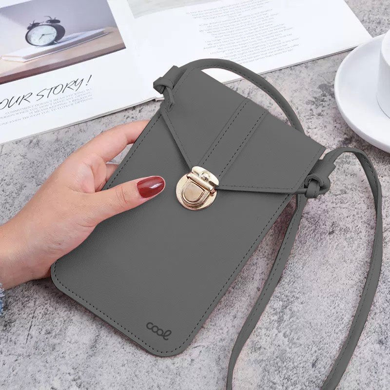EAN 8434847056159 - COOL Accesorios 8434847056159 funda para teléfono móvil 17 cm (6.7") Funda cartera Gris Oscuro imagen 4