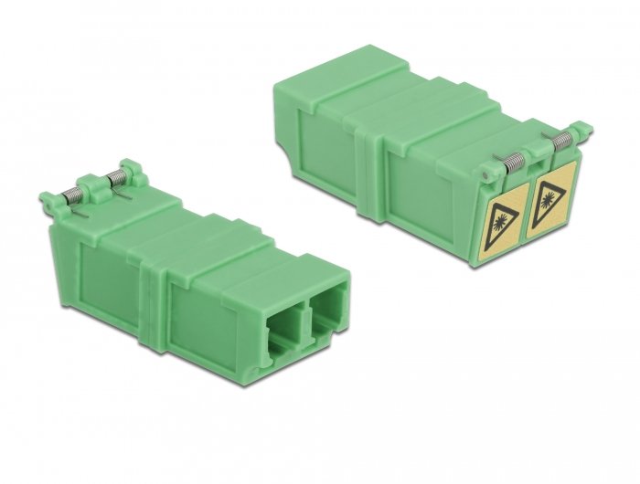 Lwl Kupplung Mit Laserschutzklappe Lc Duplex Buchse Zu Lc Duplex Buchse 4 Stück