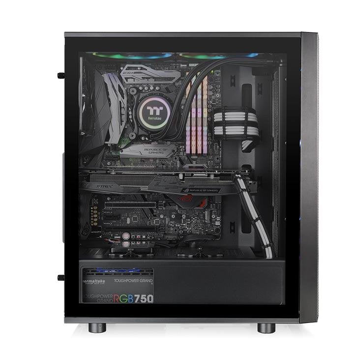 EAN 4711246874411 - Thermaltake Versa J25 TG RGB Midi Tower Negro imagen 9