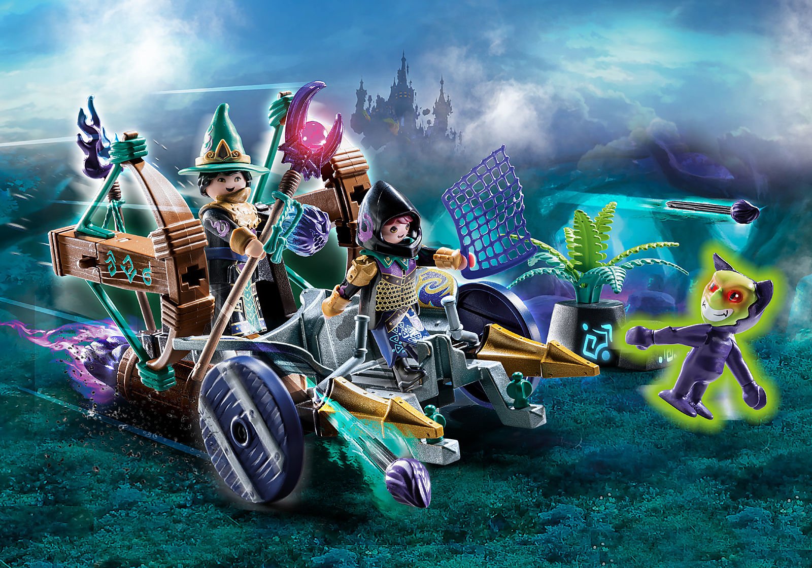 Playmobil 70748 Violet Vale Vehiculo De Captura De Demonios