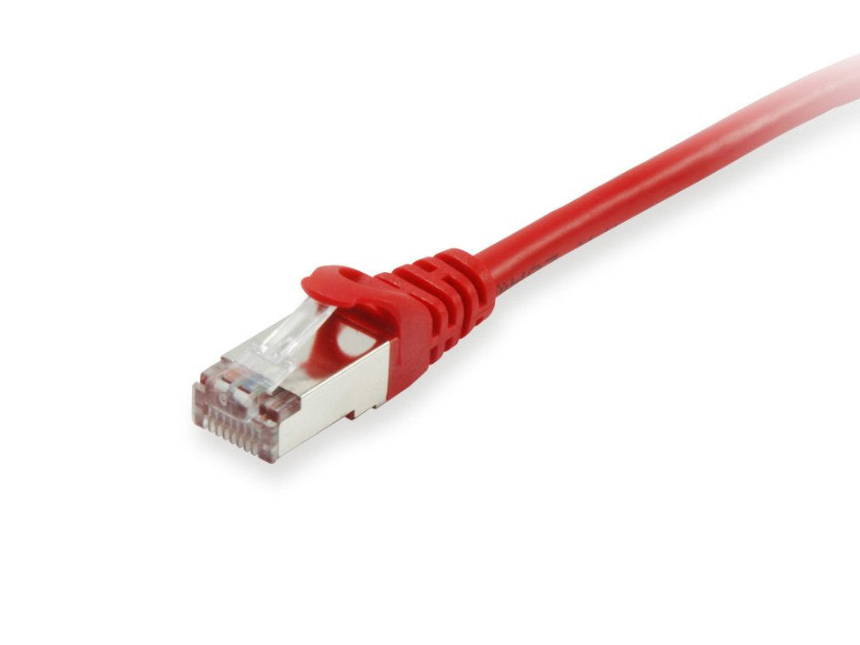 Equip Cable De Red 0,25 M Cat6a S/Ftp (S-Stp) Rojo 606501
