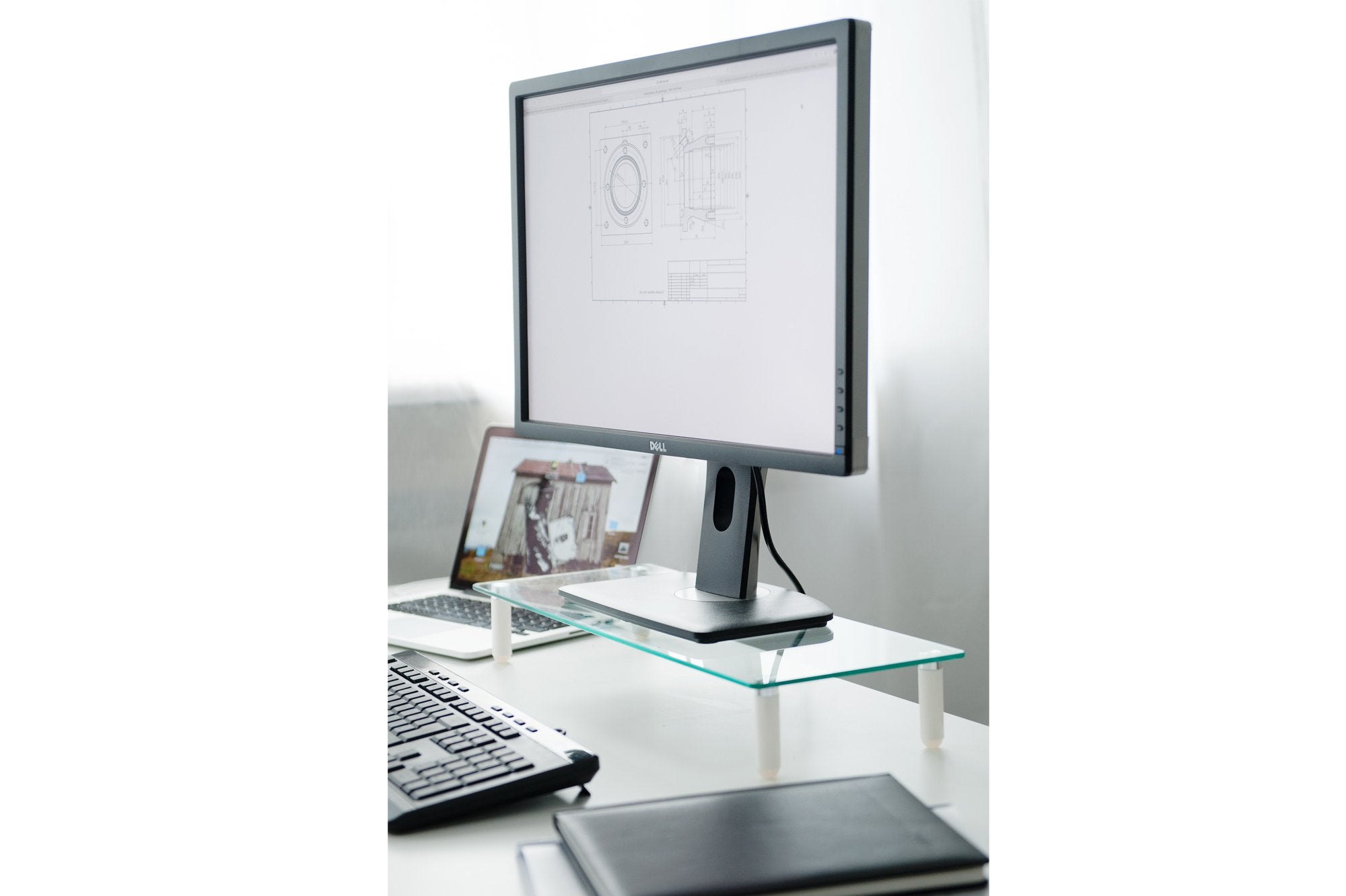 EAN 4016032390206 - Digitus DA-90358 soporte para monitor 81,3 cm (32") Escritorio Transparente imagen 8