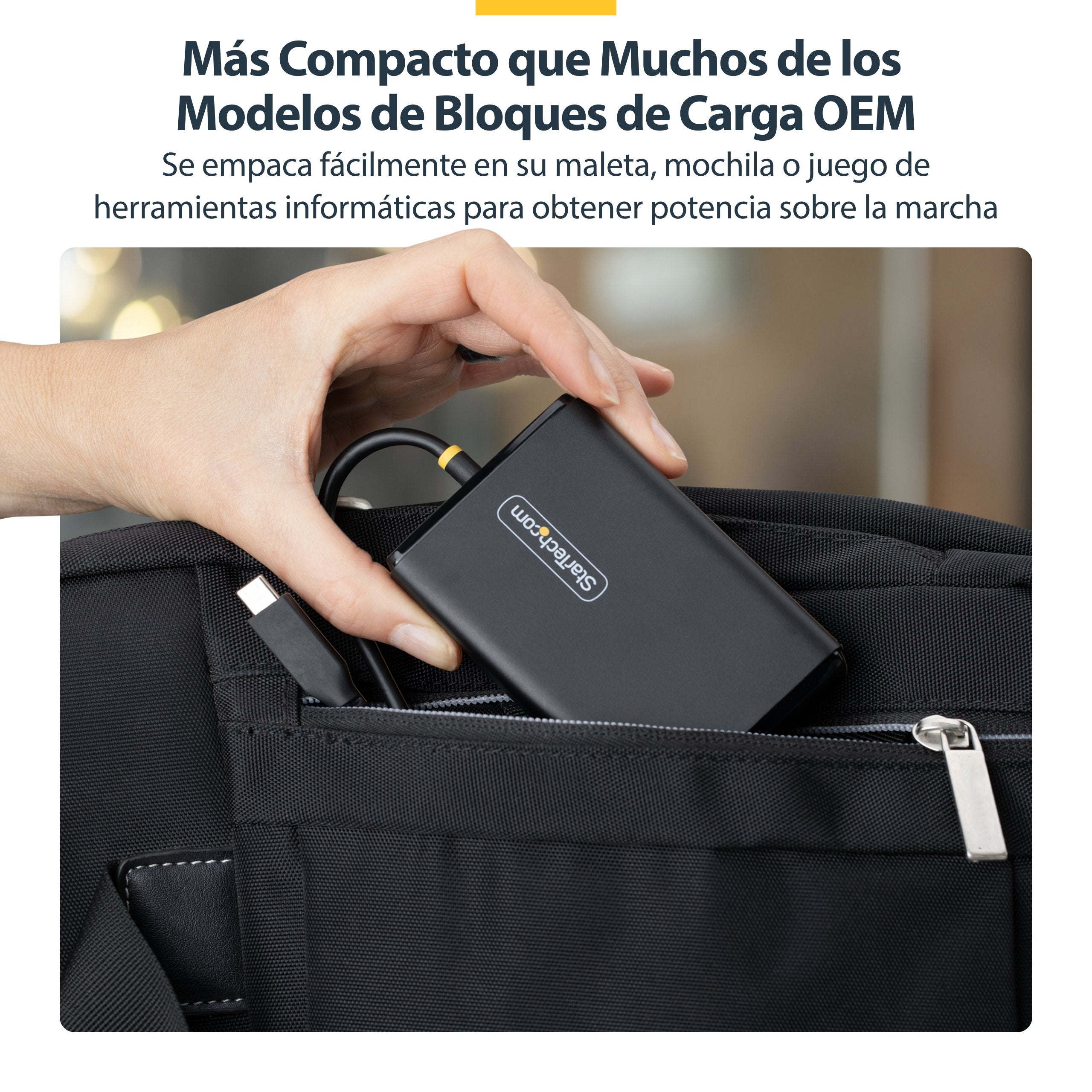 EAN 0065030921992 - StarTech.com 165LE-USB-C-CHARGER adaptador e inversor de corriente Interior Negro imagen 10