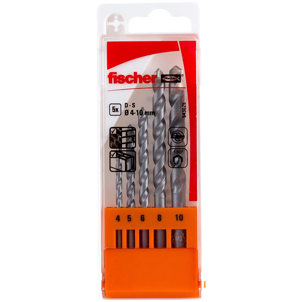 EAN 4048962301861 - Fischer 543025 broca Broca de corte espiral 5 pieza(s) imagen 1