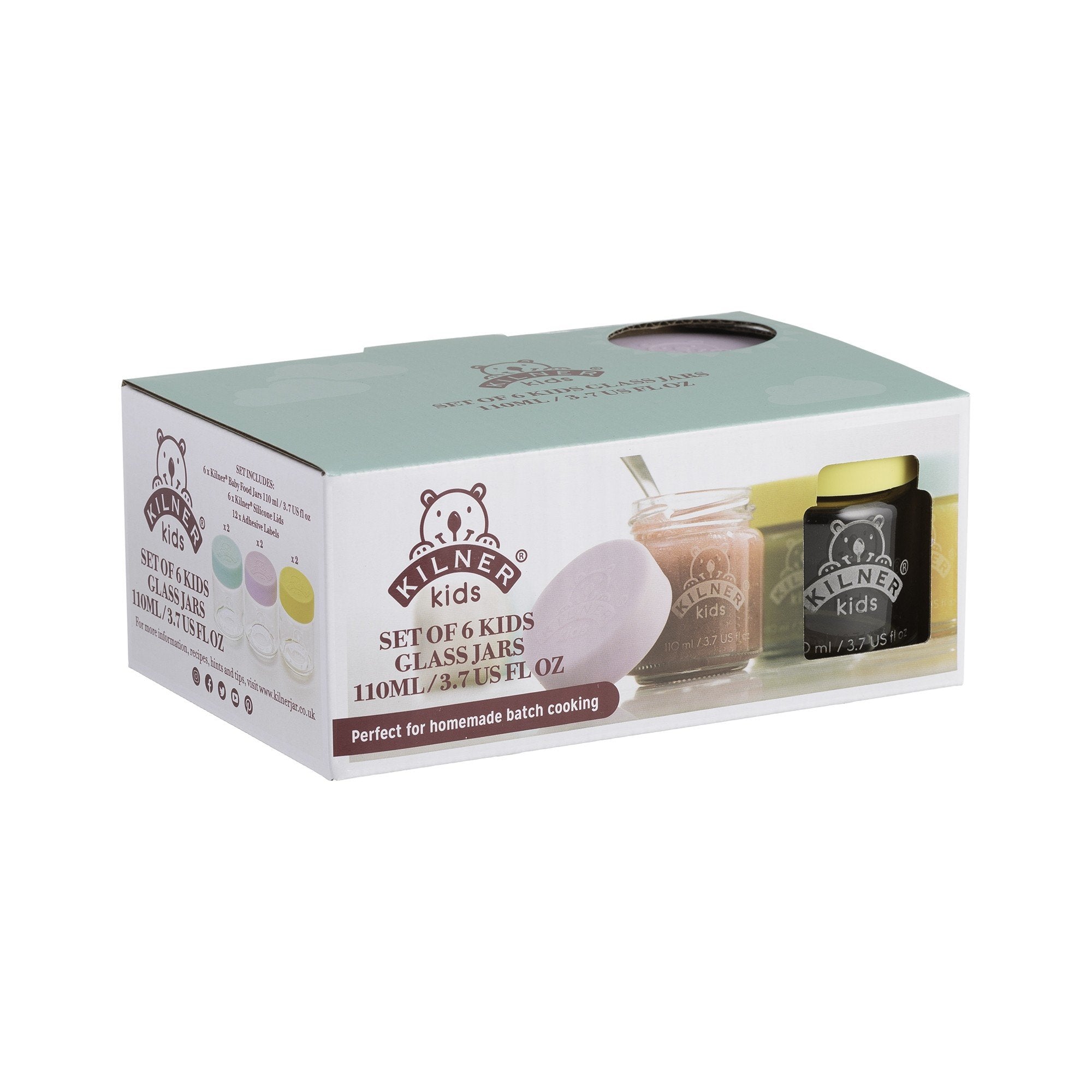 Kilner 0025.016 Babygläser Con Silikondeckel